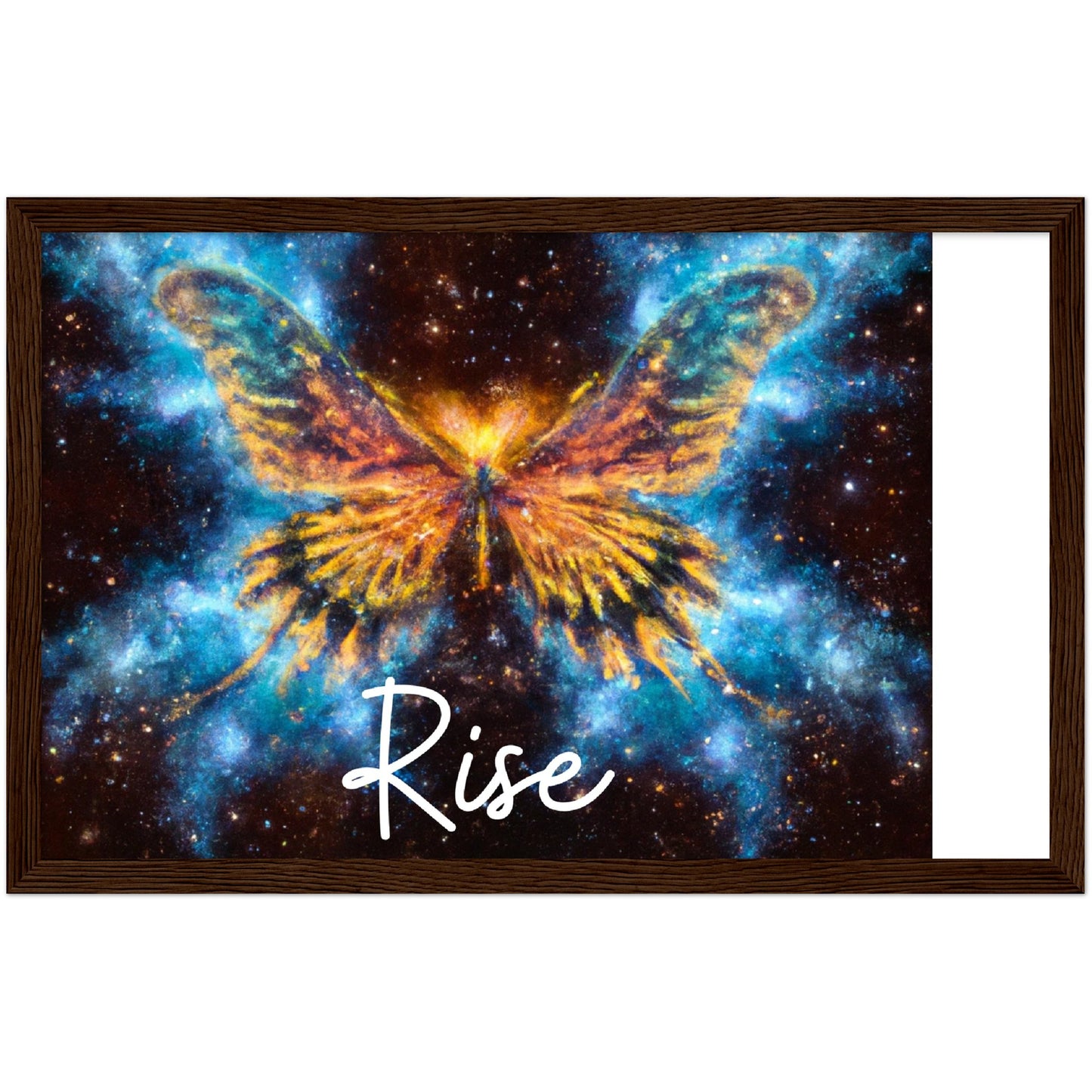 Rise Butterfly Phoenix Classic Matte Paper Wooden Framed Poster