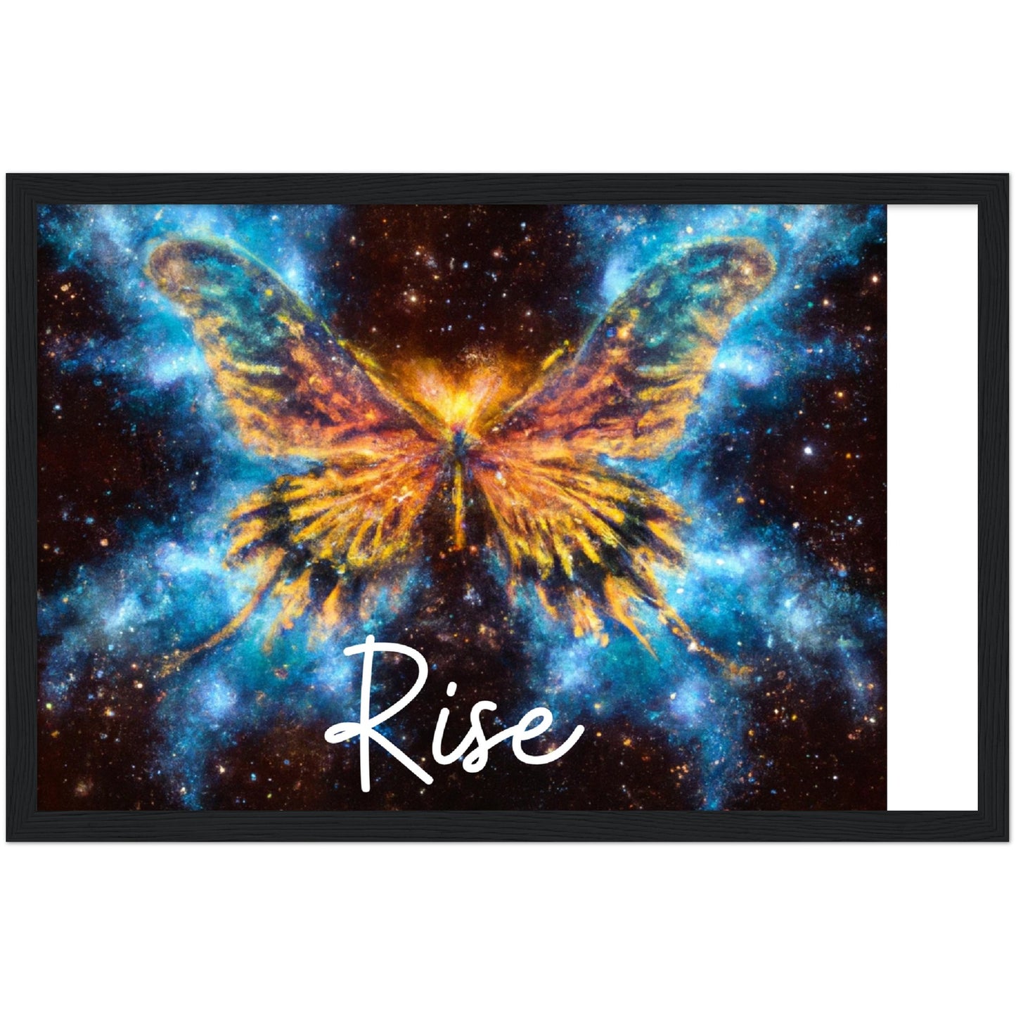 Rise Butterfly Phoenix Classic Matte Paper Wooden Framed Poster