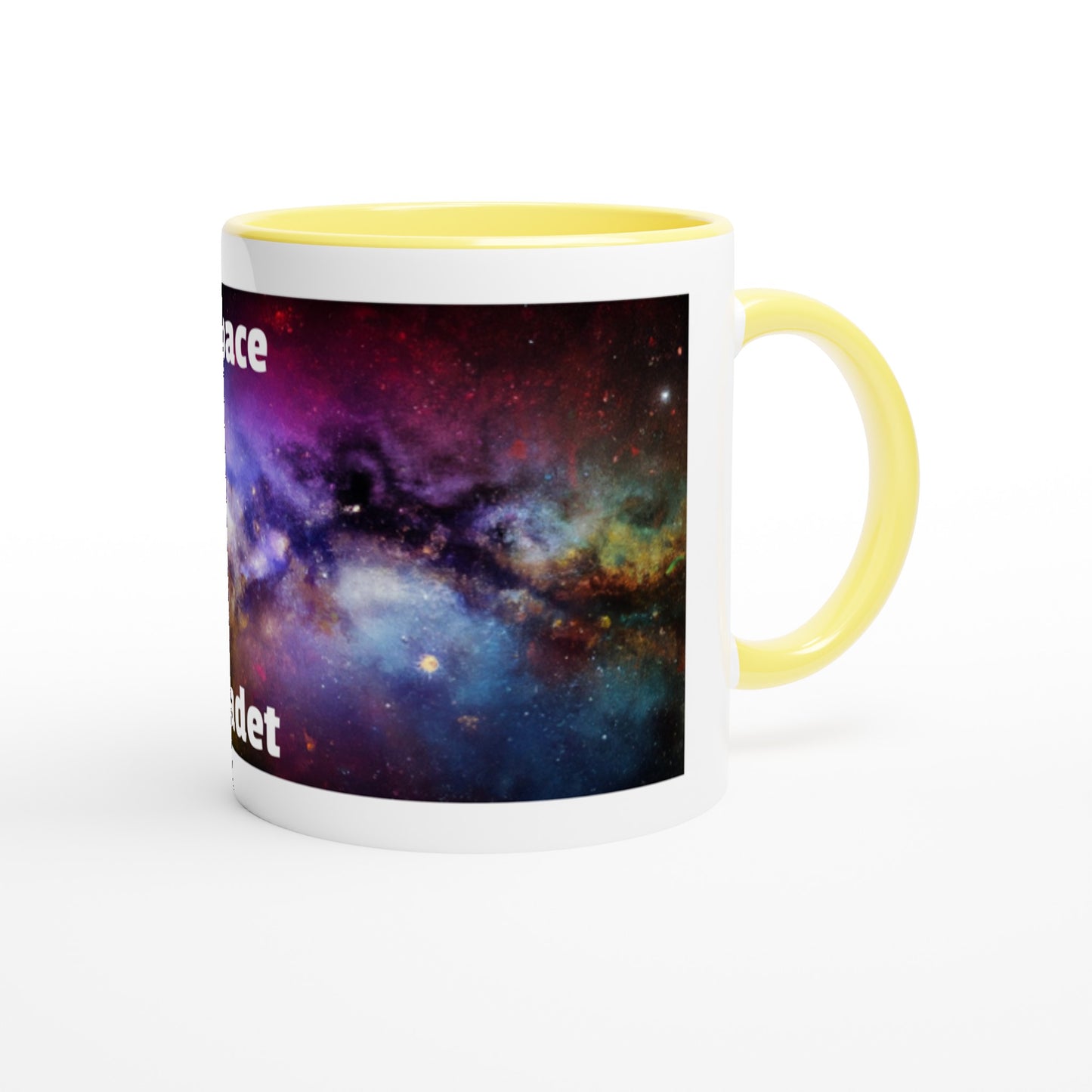 White 11oz Ceramic Mug with Color Inside