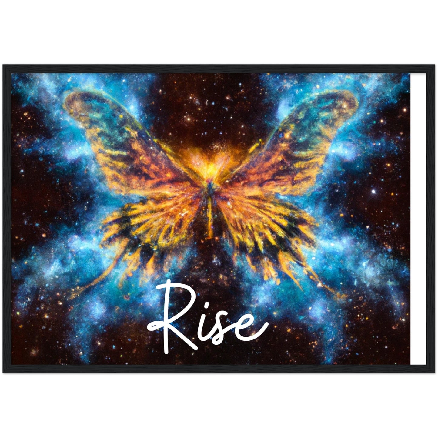 Rise Butterfly Phoenix Classic Matte Paper Wooden Framed Poster