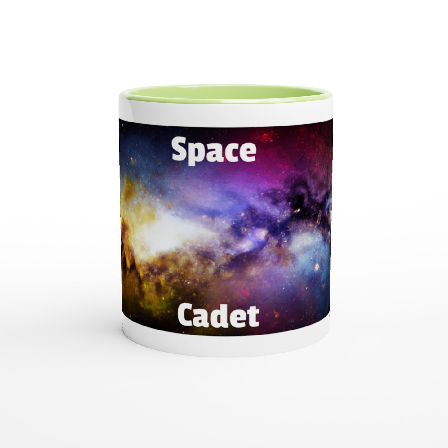 White 11oz Ceramic Mug with Color Inside