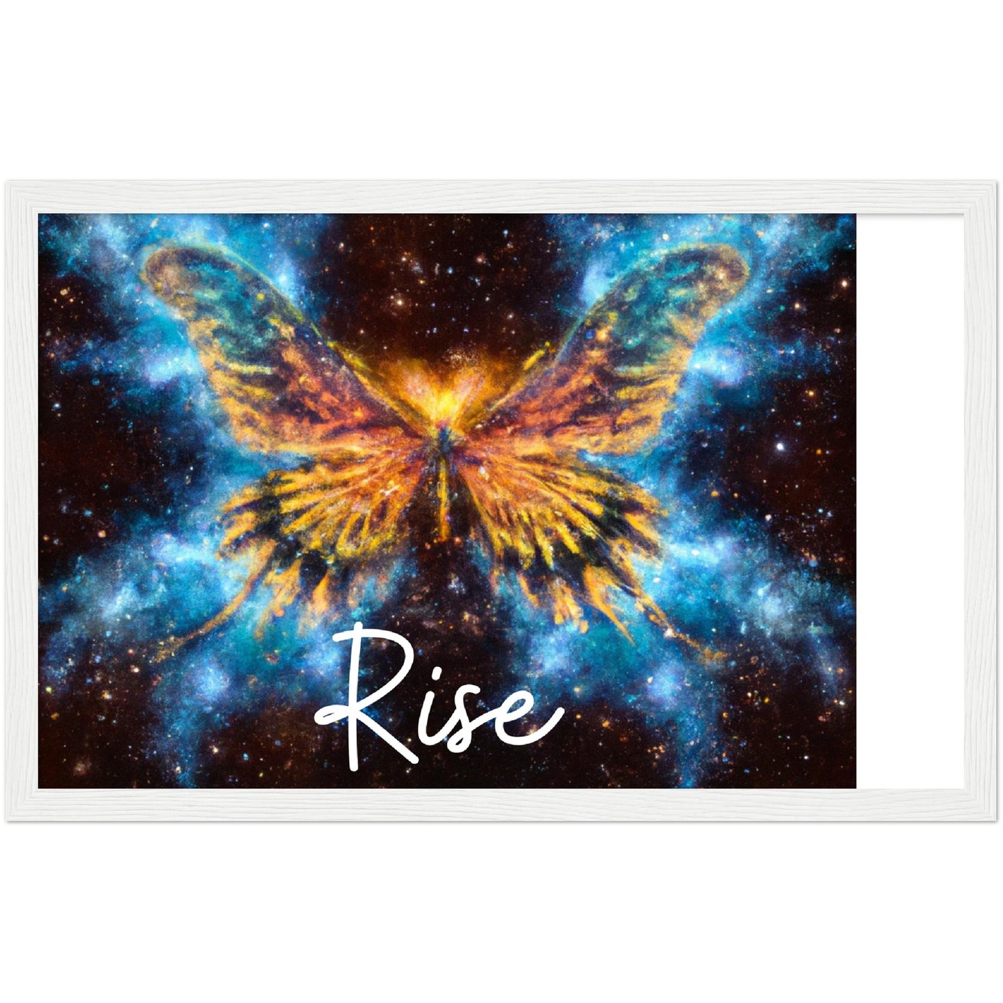 Rise Butterfly Phoenix Classic Matte Paper Wooden Framed Poster