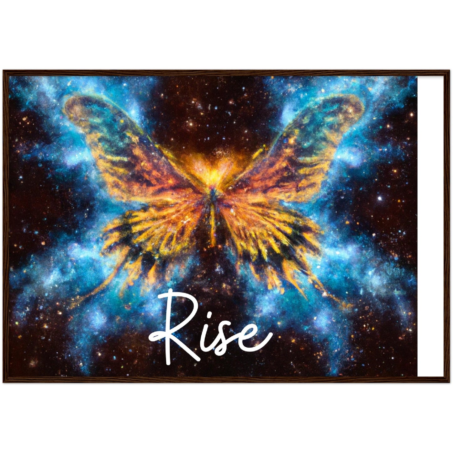 Rise Butterfly Phoenix Classic Matte Paper Wooden Framed Poster