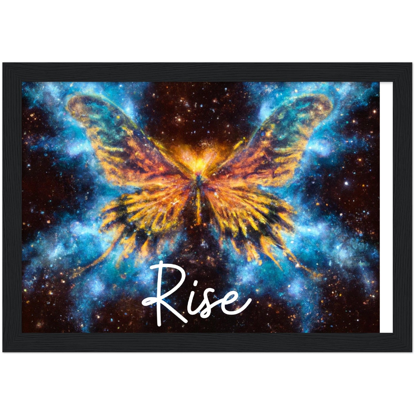 Rise Butterfly Phoenix Classic Matte Paper Wooden Framed Poster