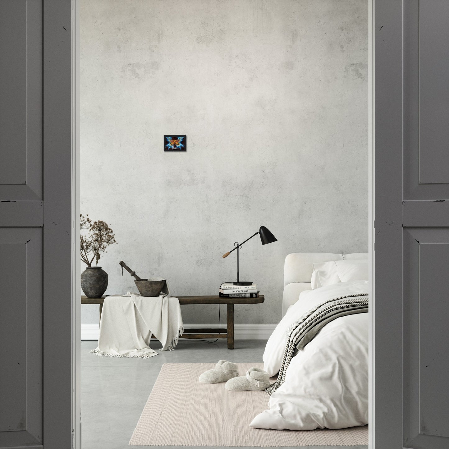 Rise Butterfly Phoenix Classic Matte Paper Wooden Framed Poster