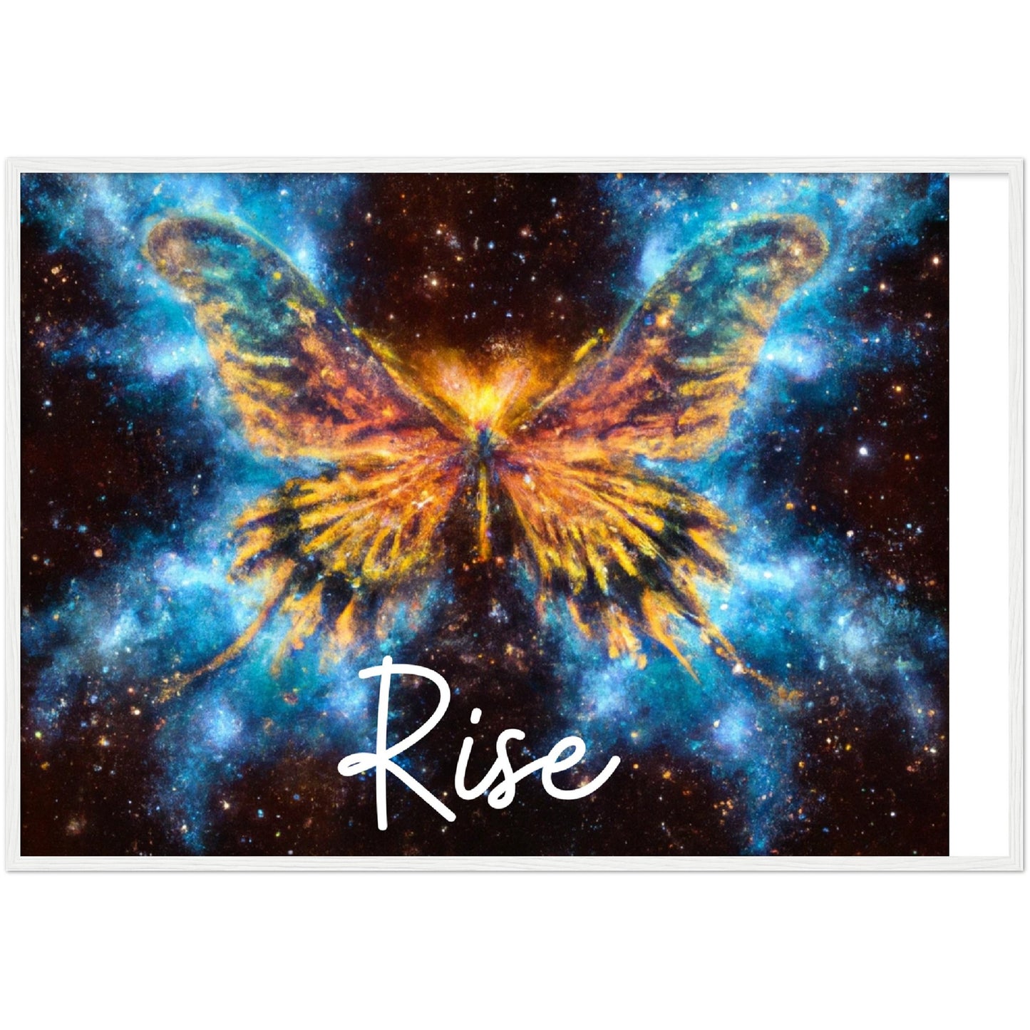 Rise Butterfly Phoenix Classic Matte Paper Wooden Framed Poster