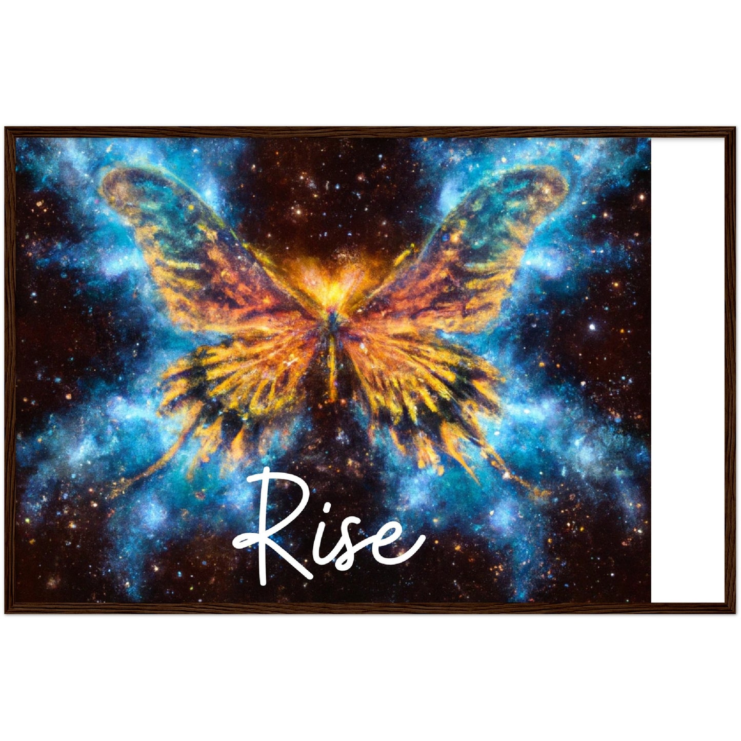 Rise Butterfly Phoenix Classic Matte Paper Wooden Framed Poster