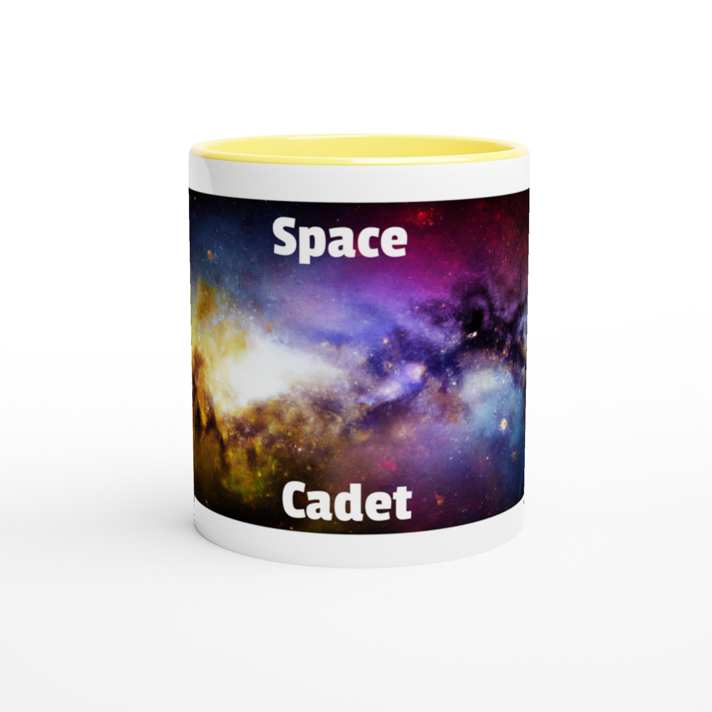 White 11oz Ceramic Mug with Color Inside