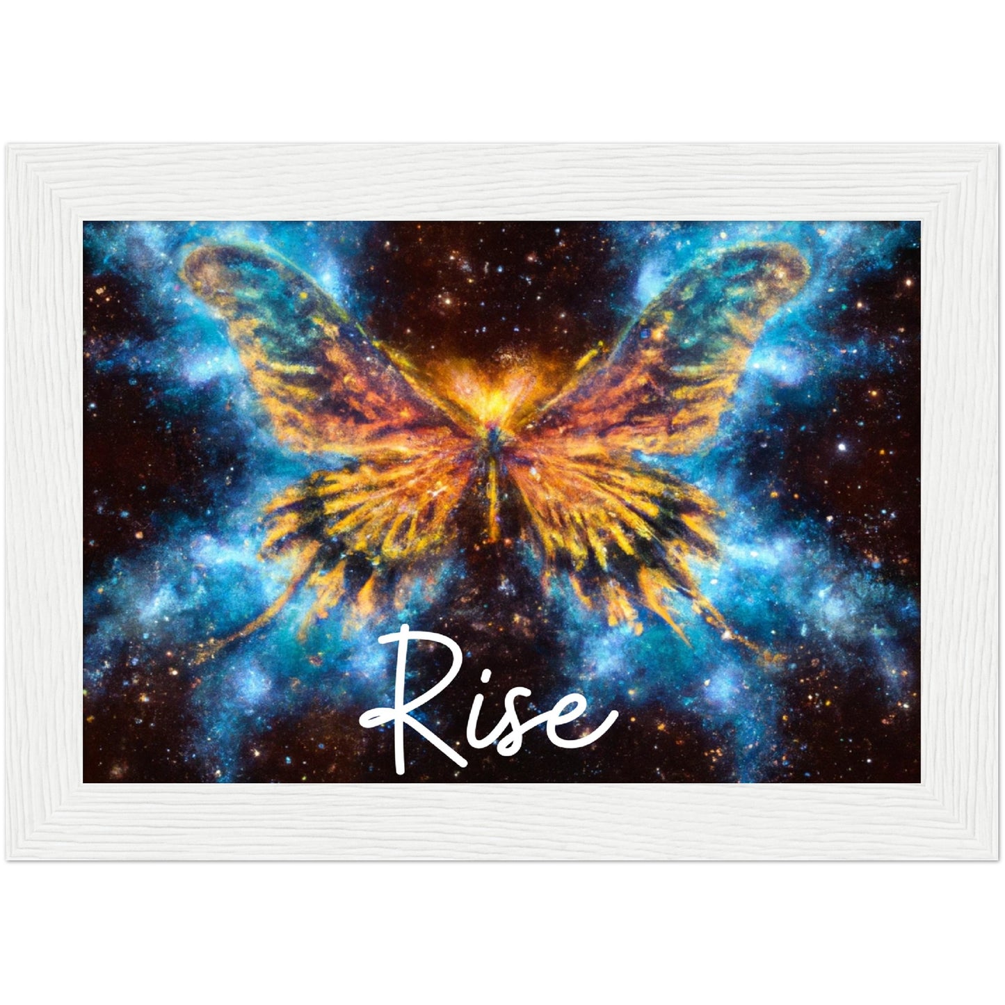 Rise Butterfly Phoenix Classic Matte Paper Wooden Framed Poster
