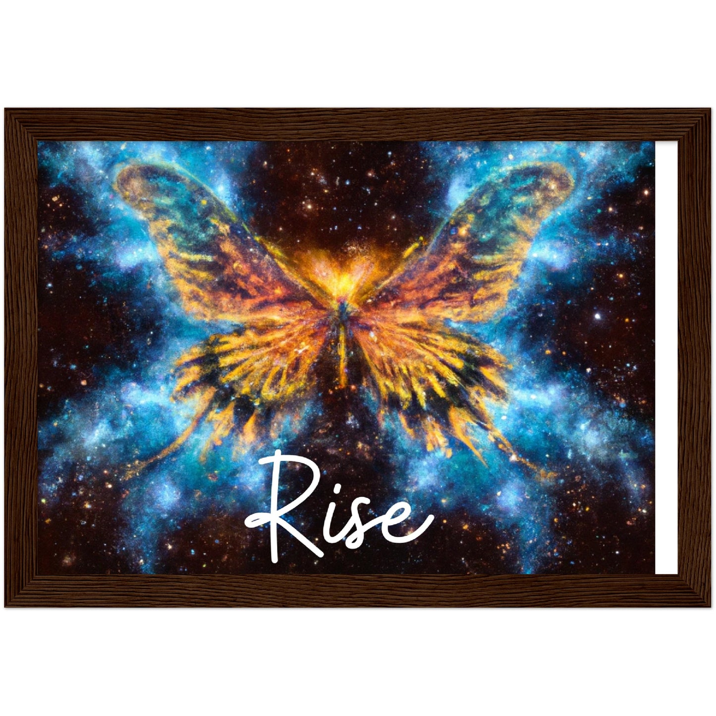 Rise Butterfly Phoenix Classic Matte Paper Wooden Framed Poster