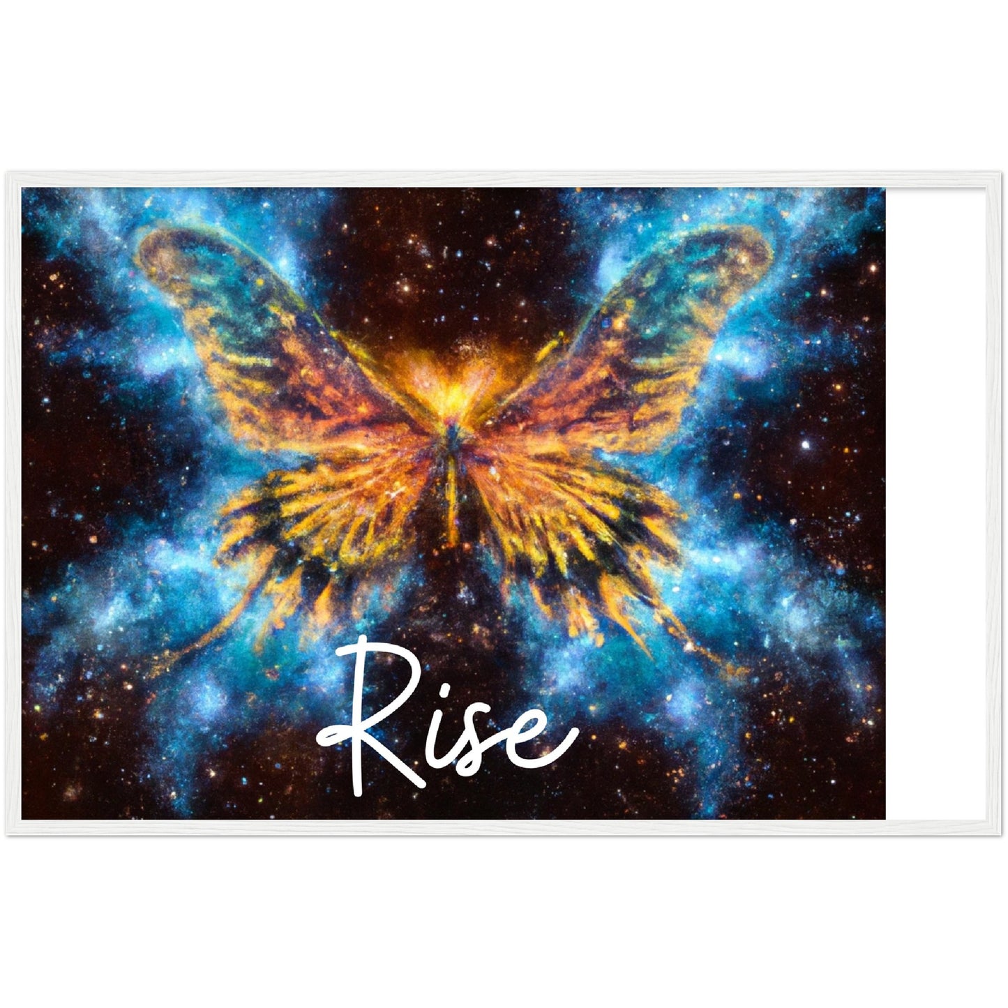 Rise Butterfly Phoenix Classic Matte Paper Wooden Framed Poster