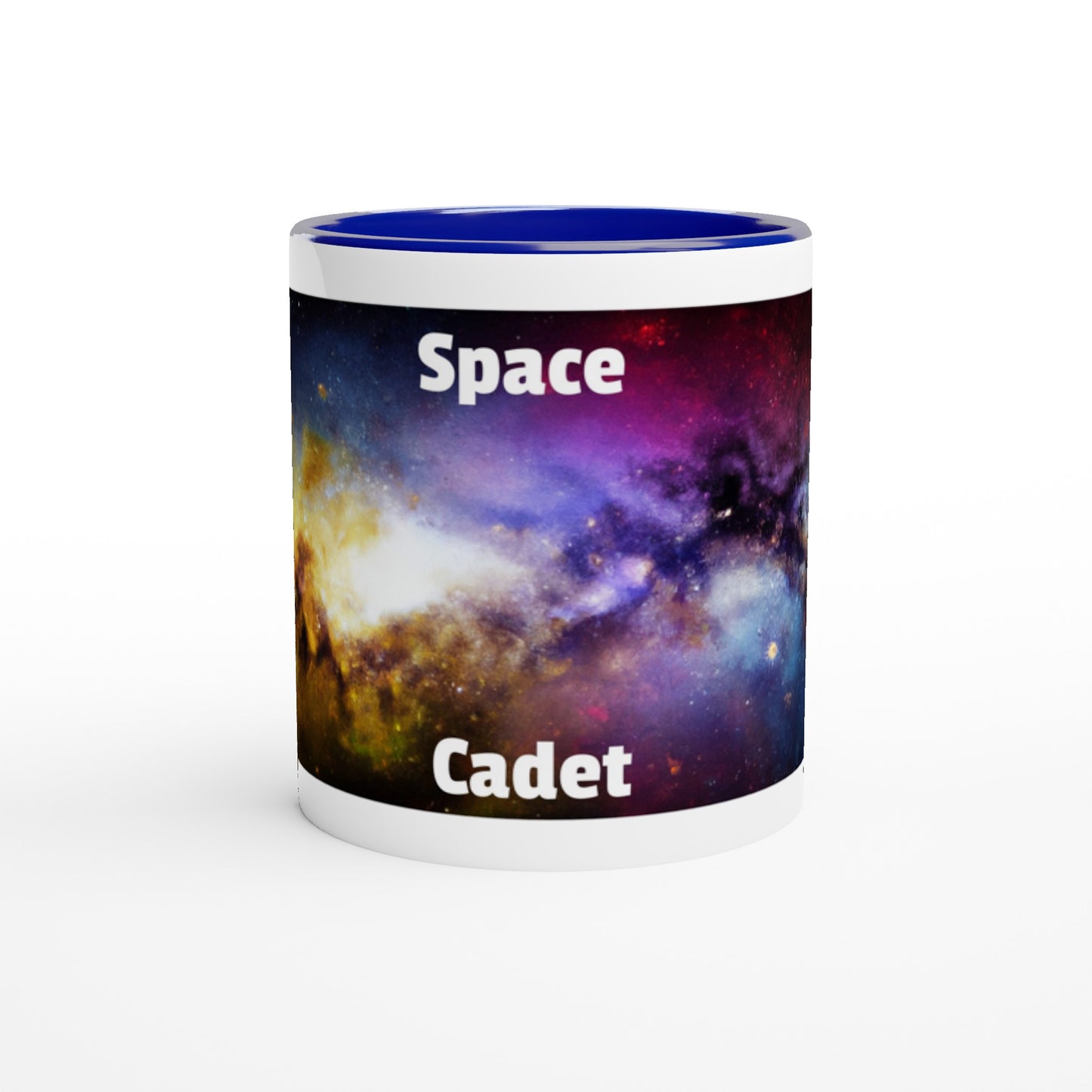 White 11oz Ceramic Mug with Color Inside