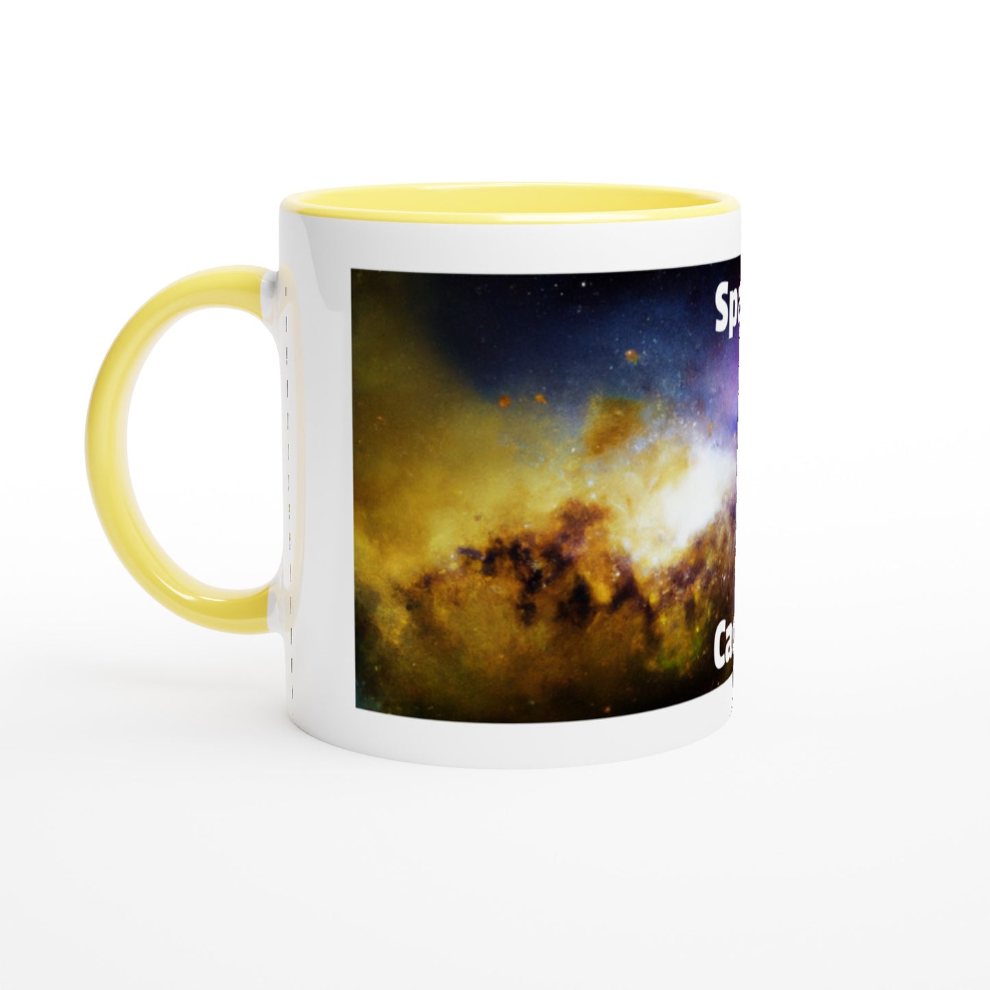 White 11oz Ceramic Mug with Color Inside