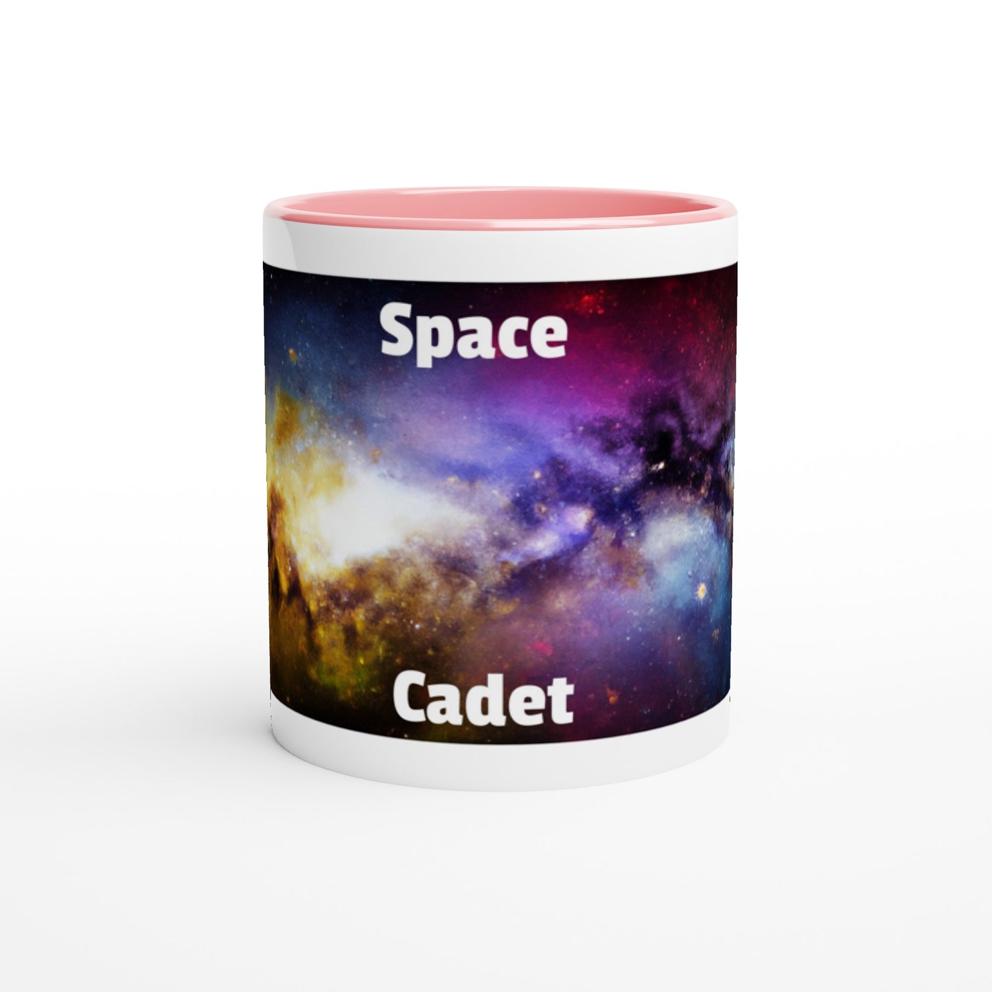 White 11oz Ceramic Mug with Color Inside